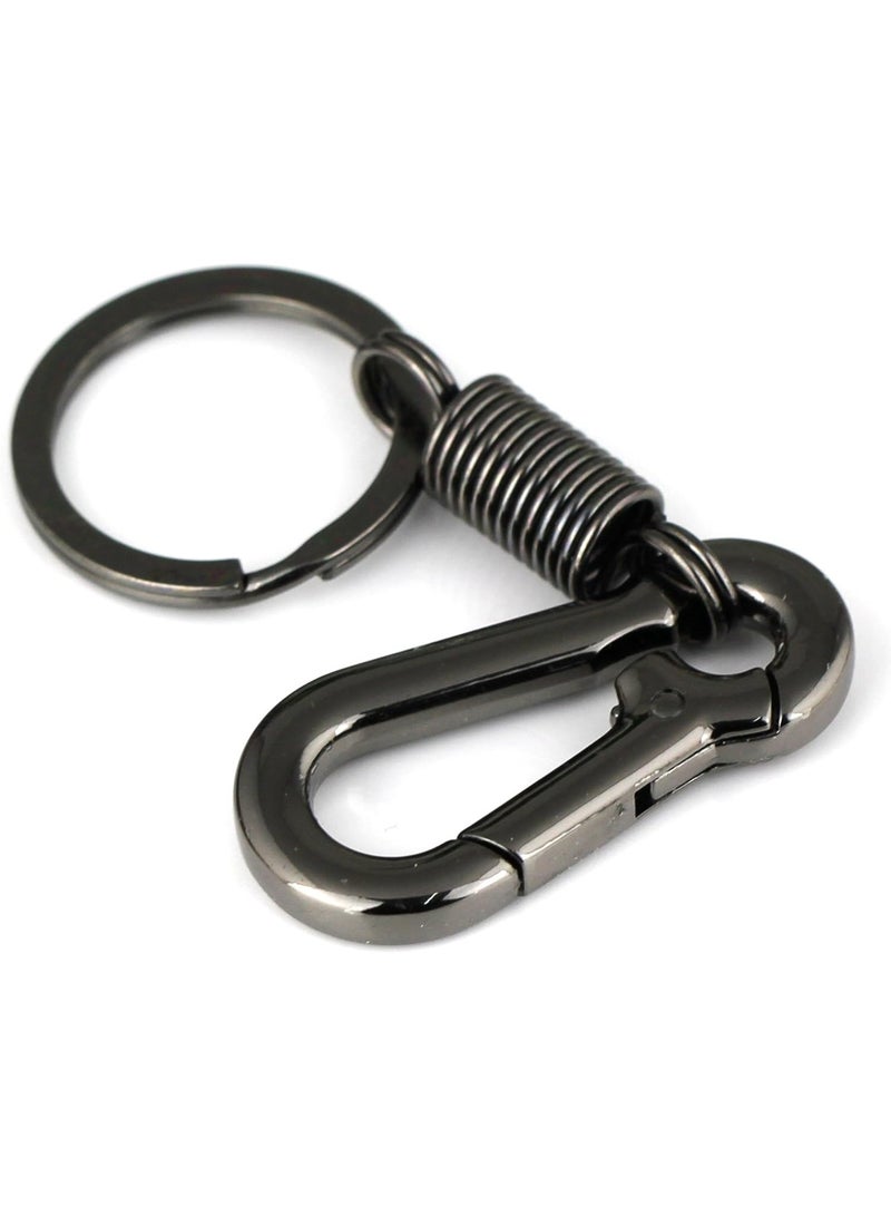 Retro Style Simple Strong Carabiner Shape Keychain Key Chain Ring Keyring Keyfob Key Holder - Image 3
